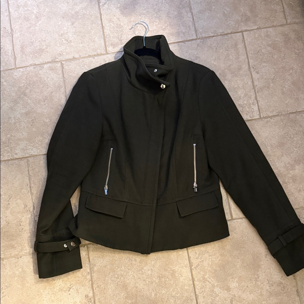 Express Women's Dark Green Utility Jacket